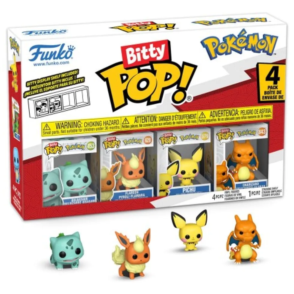 Funko Bitty POP Pokémon: 4-Pack Series 3