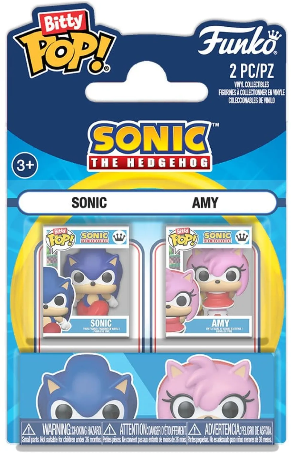 Funko Bitty POP Sonic: 2-Pack Sonic & Amy Rose