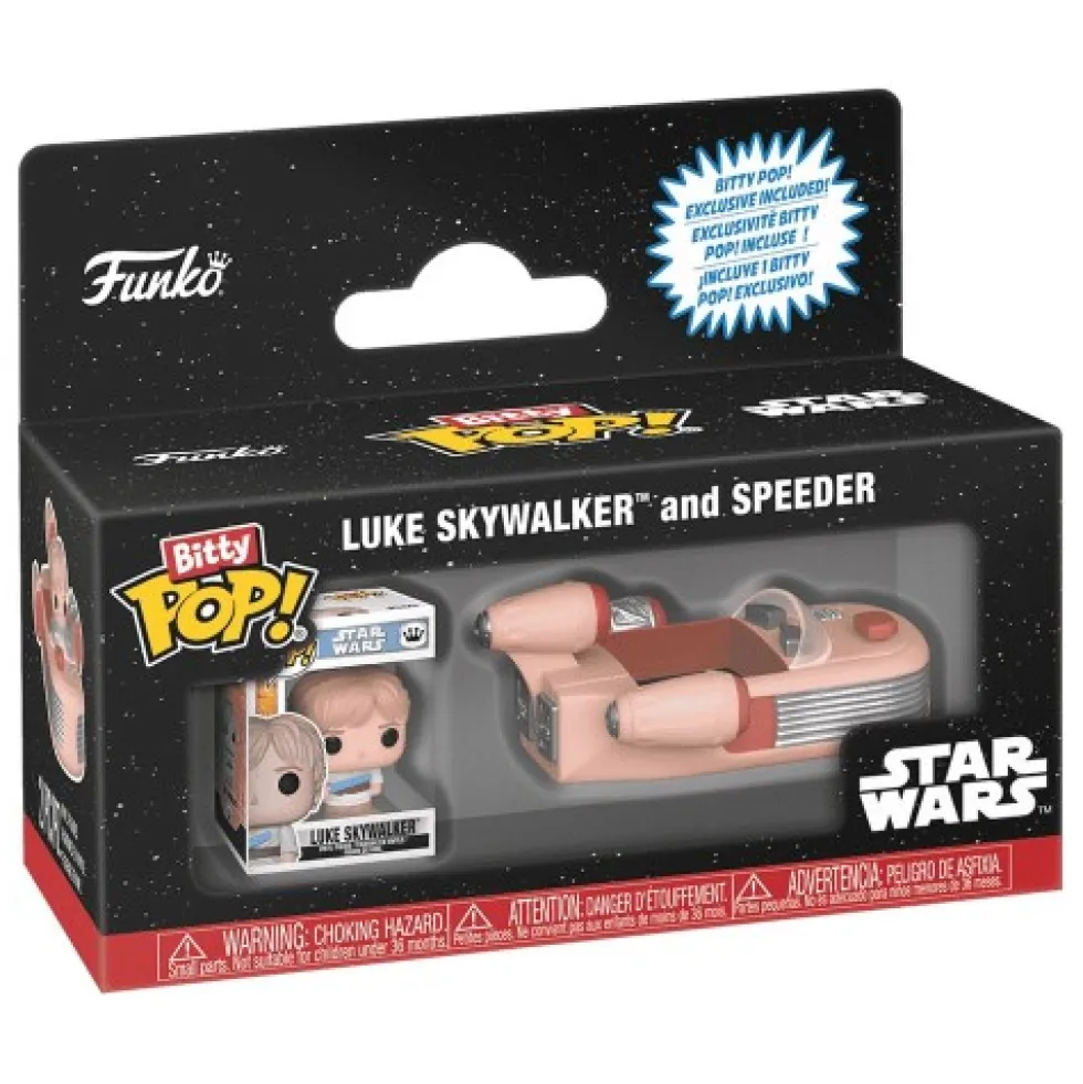Funko Bitty POP! Star Wars: Luke Skywalker and Speeder