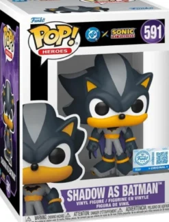Funko POP DC's Justice League and Sonic the Hedgehog: Shadow as Batman