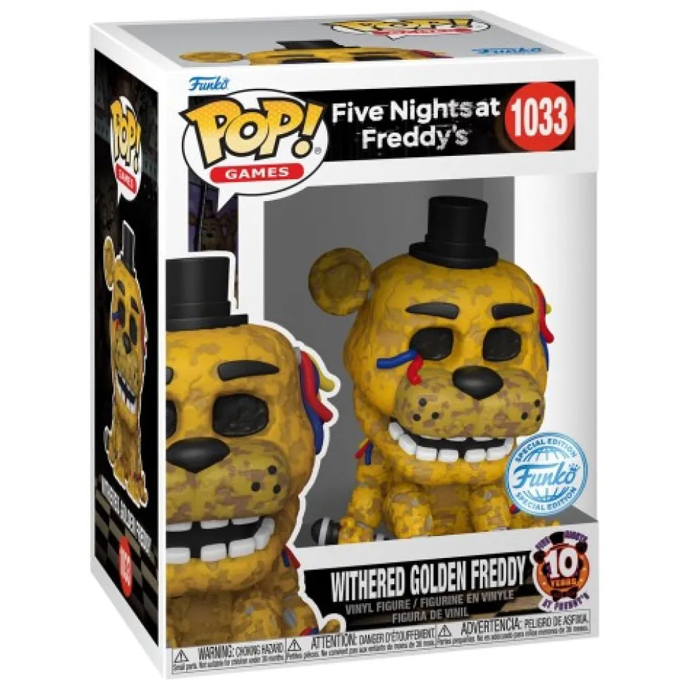 Funko POP Five Nights at Freddy's: Withered Golden Freddy