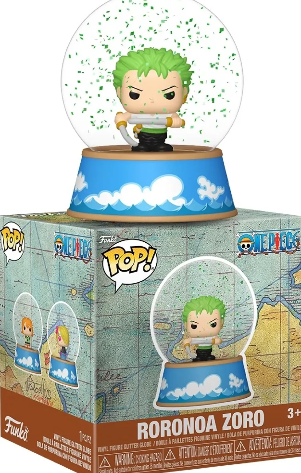 Funko POP Glitter Globe One Piece - Roronoa Zoro