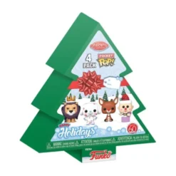 Funko POP Rudolph the Red-Nosed Reindeer: Keychain - Holiday Tree 4-Pack