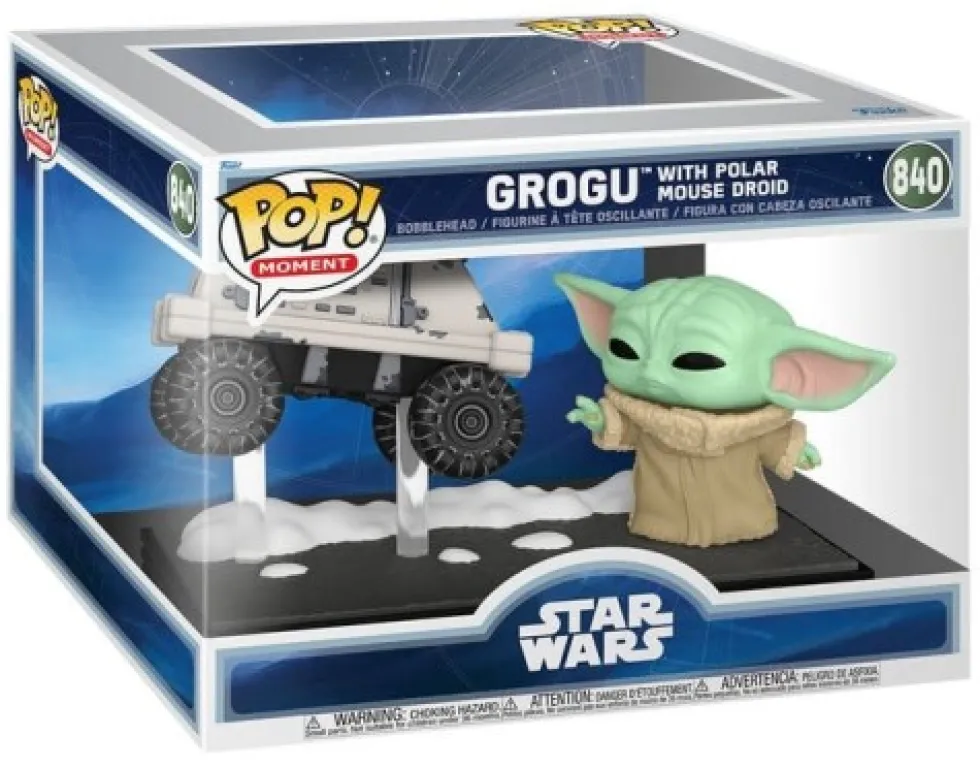 Funko POP Star Wars: The Mandalorian - Grogu with Polar Mouse Droid