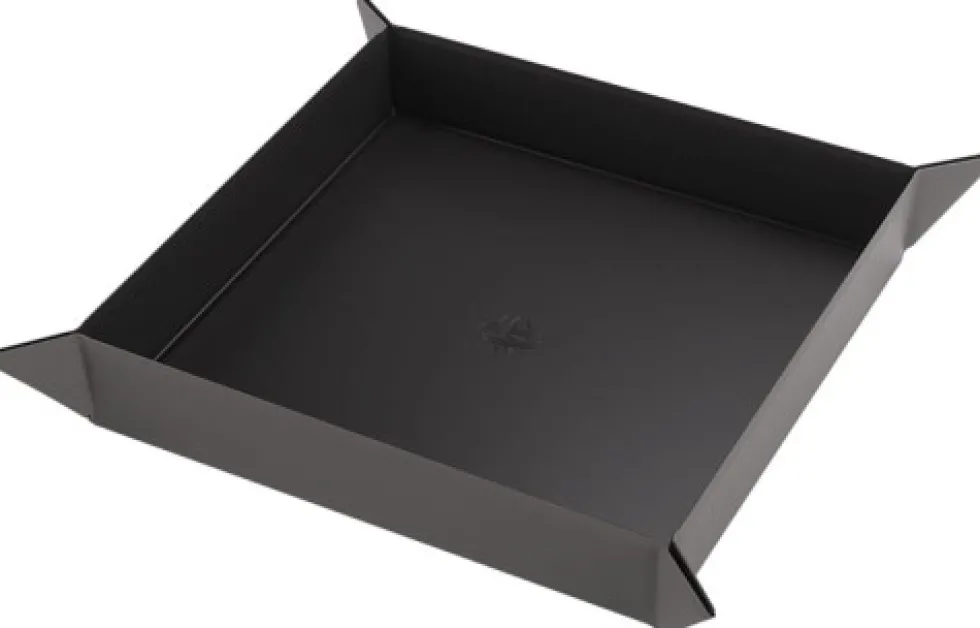 Gamegenic: Magnetic Dice Tray - Square - Black/Gray