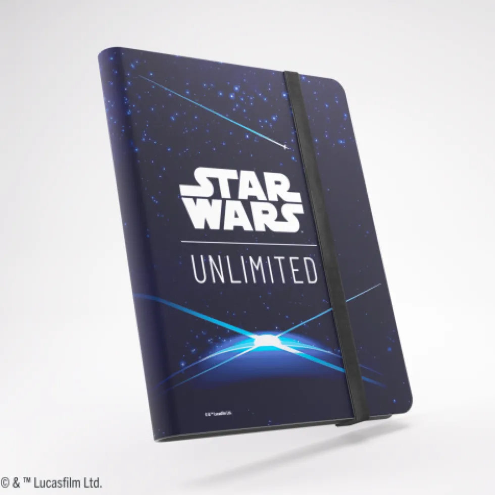 Gamegenic: Star Wars Unlimited - 18-Pocket Album - Card Back Blue