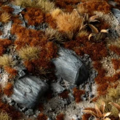 Gamer's Grass Brown Tufts Wild (2mm)