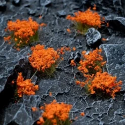Gamer's Grass Orange Flowers Wild