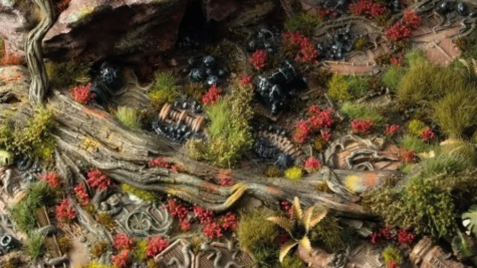 Gamers Grass: Poppy Tiny Flowers (4 mm)