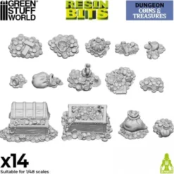 Green Stuff World: Dungeons & Fantasy - Monety i skarby (14 elementów)