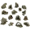Green Stuff World: Dungeons & Fantasy - Ruiny muru kamiennego (15 elementów)
