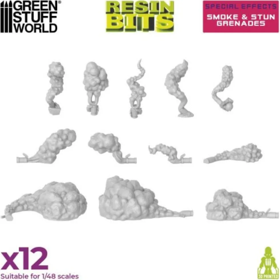 Green Stuff World: Granaty dymne i ogłuszające (12 szt.)