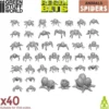 Green Stuff World: Małe pająki (40 elementów)