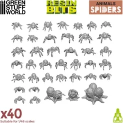 Green Stuff World: Małe pająki (40 elementów)
