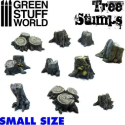 Green Stuff World: Małe pniaki drzew (10 elementów)