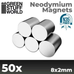 Green Stuff World: Magnesy Neodymowe 8x2mm - 50 szt. (N35)