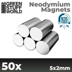 Green Stuff World: Magnesy Neodymowe 5x2mm - 50 szt. (N35)