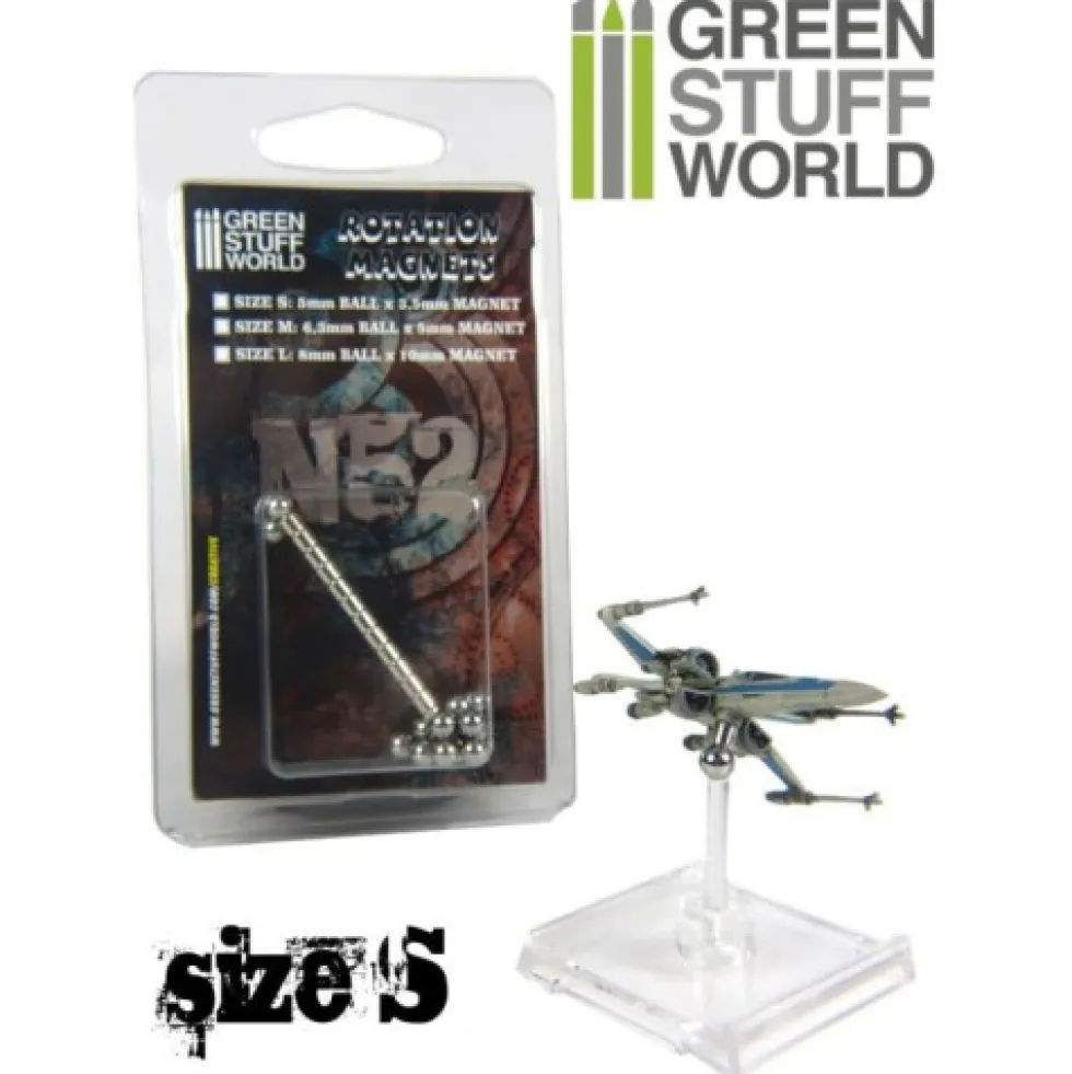 Green Stuff World: Magnesy Obrotowe 5+3,5mm (S)