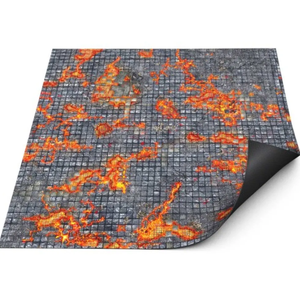 Green Stuff World: Mata neoprenowa - Lavaforge Dungeon Tiles 120x120cm