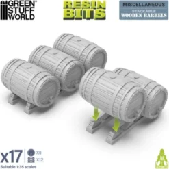 Green Stuff World: Miscellaneous - Drewniane beczki - 17 elementów