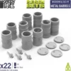 Green Stuff World: Modern & Sci-fi - Metalowe beczki - 22 elementy