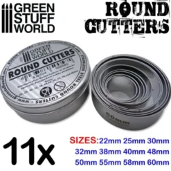 Green Stuff World: Okrągłe frezy do podstaw (Round Cutters)