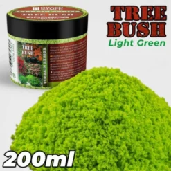 Green Stuff World: Posypka modelarska - krzew drzewny, jasna zieleń - 200 ml