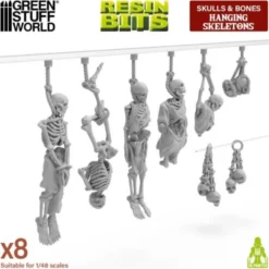 Green Stuff World: Skulls & Bones - Wiszące szkielety (8 elementów)