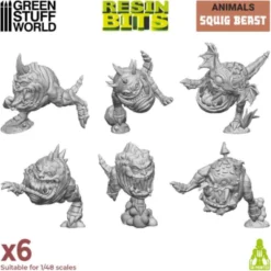 Green Stuff World: Squig beasts (6 elementów)