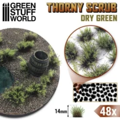Green Stuff World: Thorny Scrubs - Dry Green