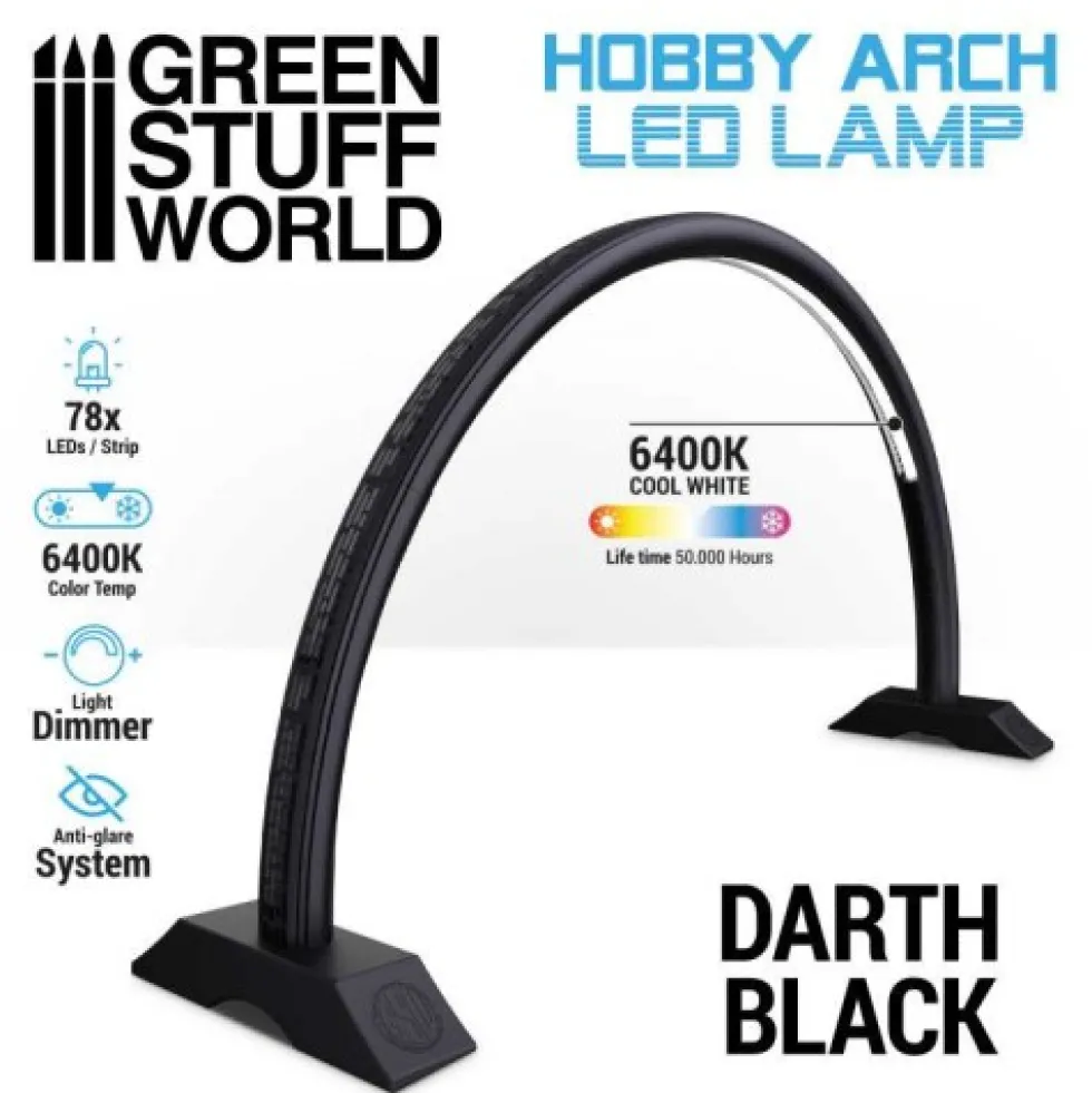 Green Stuff World: Łukowa Lampa LED - Darth Black