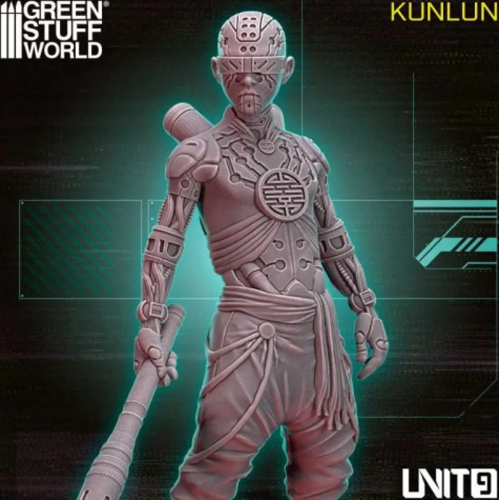 Green Stuff World: UNIT9 Cyberpunk - Kunlun 54mm