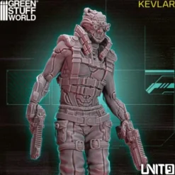 Green Stuff World: UNIT9 Cyberpunk - Kevlar 54mm