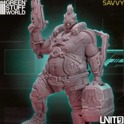 Green Stuff World: UNIT9 Cyberpunk - Savvy 54mm