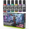 Green Stuff World: Vivid Metallic Paints Set 6x17ml