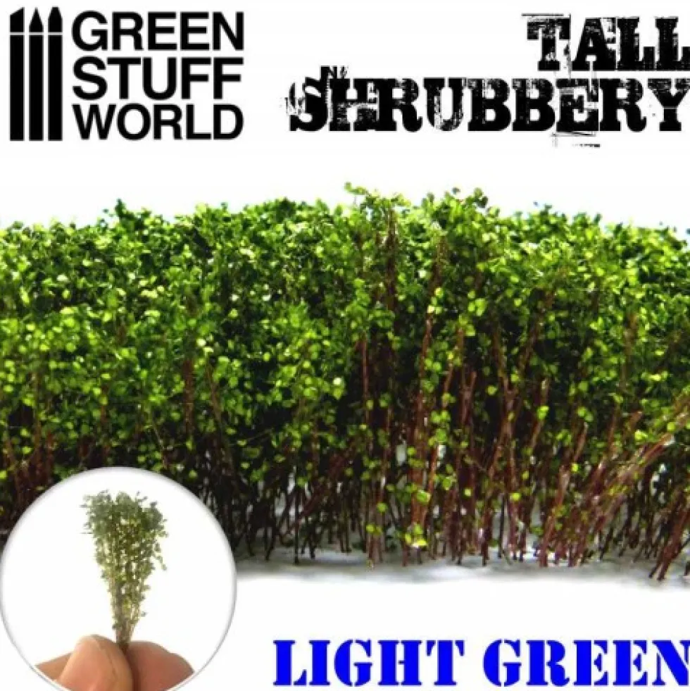Green Stuff World: Wysoki krzew - Jasno-zielony