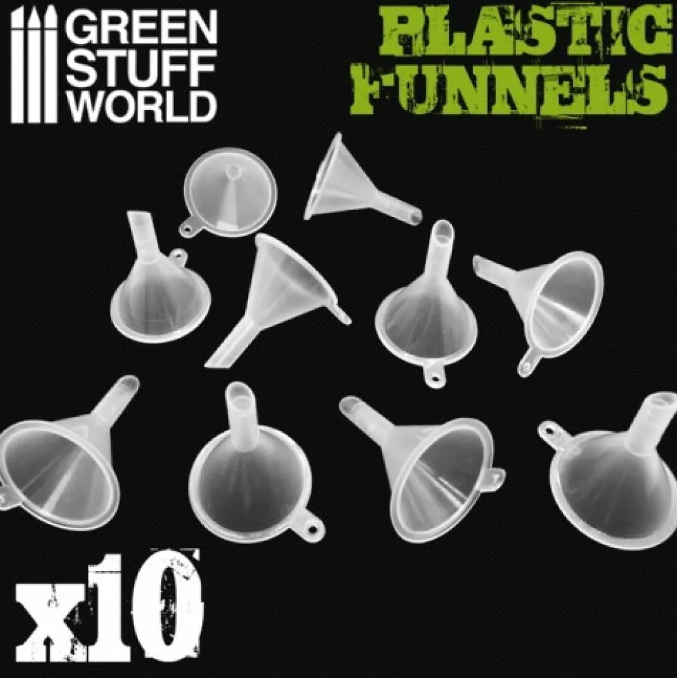 Green Stuff World: Zestaw plastikowych lejków
