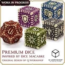 Grimcoven: Premium Dice set inspired by Dice Macabre