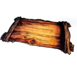 Gumowa mata do gier karcianych: 24"x14" / 61x35,5 cm - Drewniana Taca