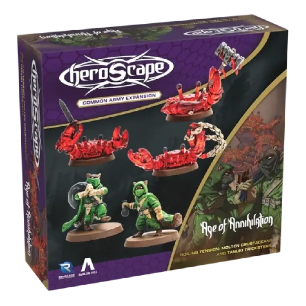 Heroscape: Molten Crustaceans & Tanuki Tricksters Common Army Expansion