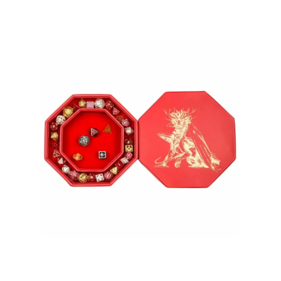 Hero's Hoard Dice Tray And Keeper - Royal Dragon