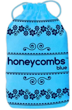 Honeycombs Blue: plastry miodu