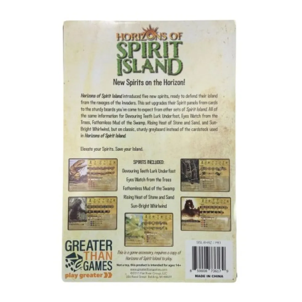 Horizons of Spirit Island: Classic Spirit Panel Boards