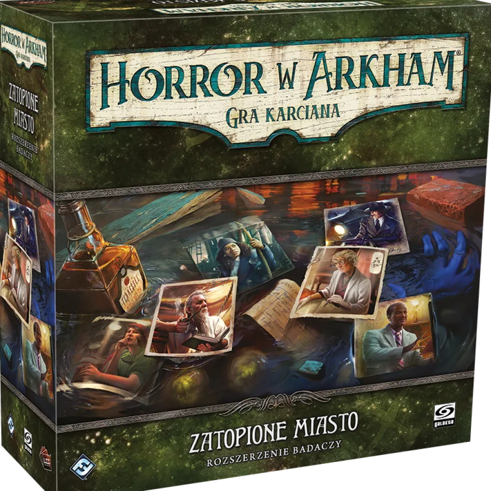 Horror w Arkham: Gra karciana - Zatopione miasto - Rozszerzenie badaczy