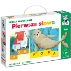 Kapitan Nauka: Puzzle edukacyjne. Pierwsze słowa