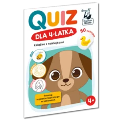 Kapitan Nauka: Quiz dla 4-latka. Książka z naklejkami