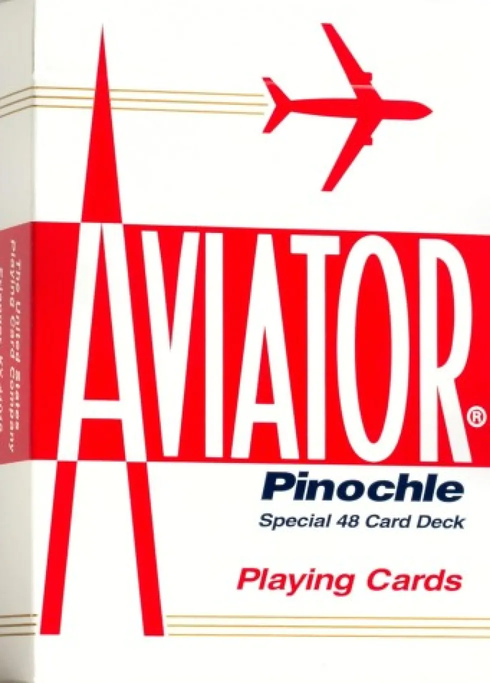 Karty do gry Bicycle: Aviator Pinochle Standard Index - Red