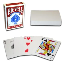 Karty do gry Bicycle: Blank Back - czerwone