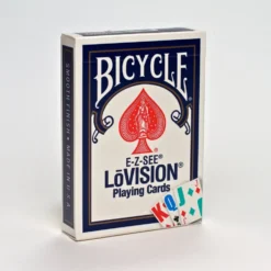 Karty do gry Bicycle: E-Z-SEE LoVision - blue