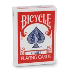 Karty do gry Bicycle: 4 Index (+4 Routines) - Red Back
